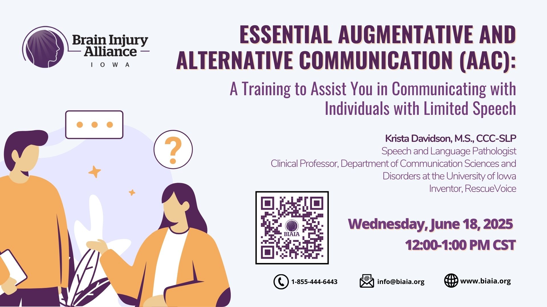 Essential Augmentative and Alternative Communication (AAC): A Training to Assist You in Communicating with Individuals with Limited Speech